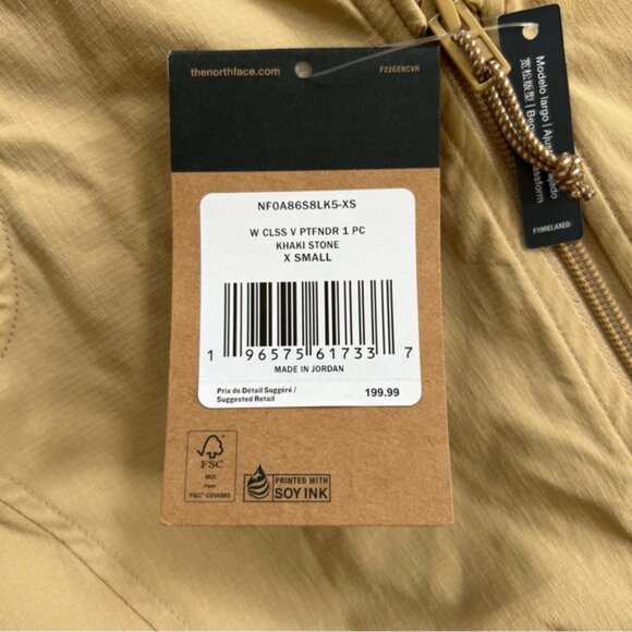 The Northface NWT size XS Womens Class V Pathfinder OnePiece - Picture 5 of 14